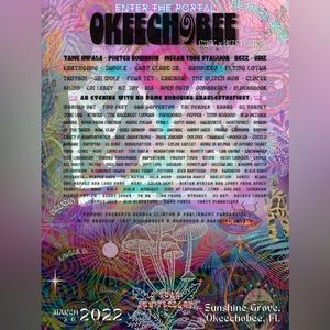Okeechobee 2022 Festival Poster 18x24”